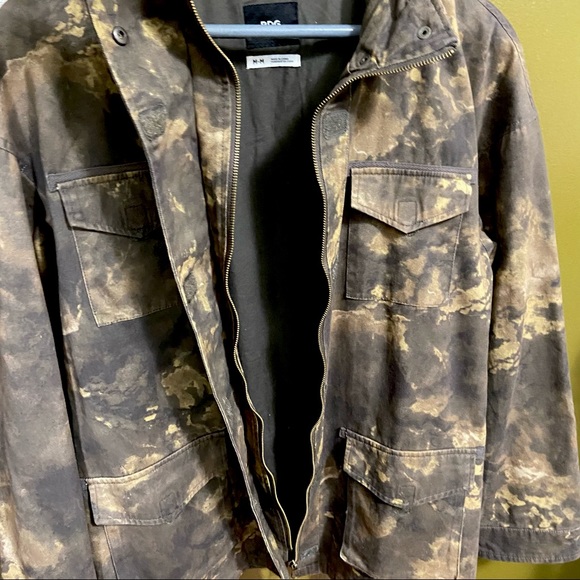 Bulldogs BDG Georgie Camo Surplus Jacket Urban Outfitters - Picture 7 of 17